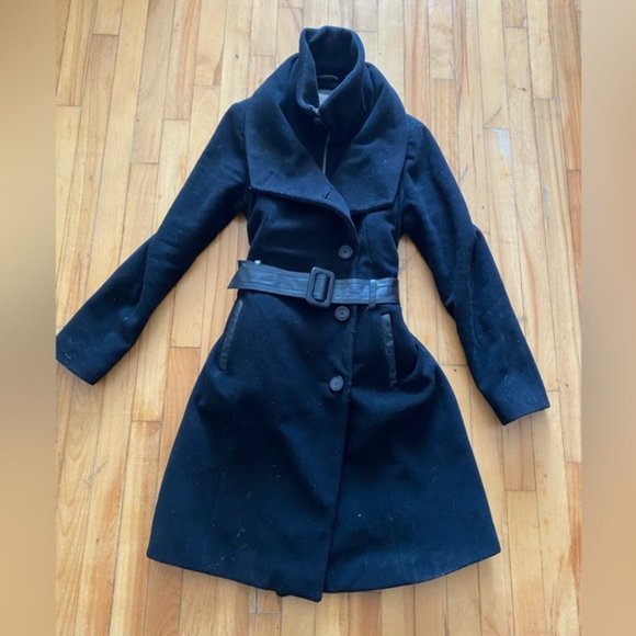 Mackage wool cashmere blend coat